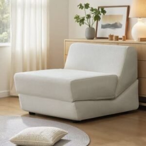 Three-fold transformable sofa - bed